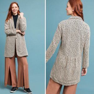 Anthropologie Cartonnier Leopard Print Jacket